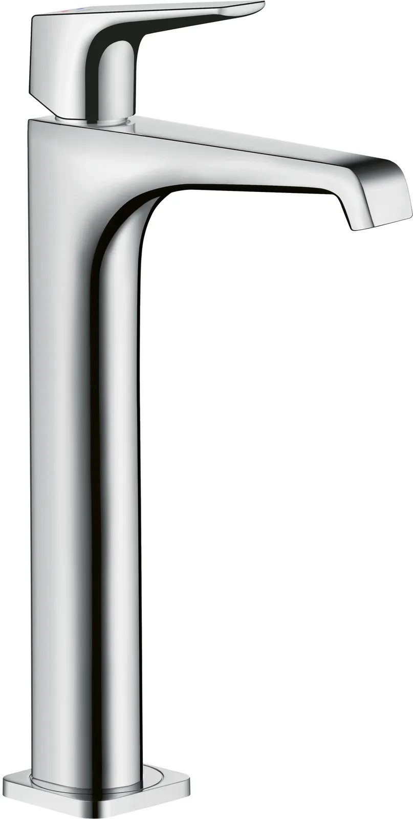 AXOR Citterio E Single-lever basin mixer 250 with lever handle for vessel basins with waste