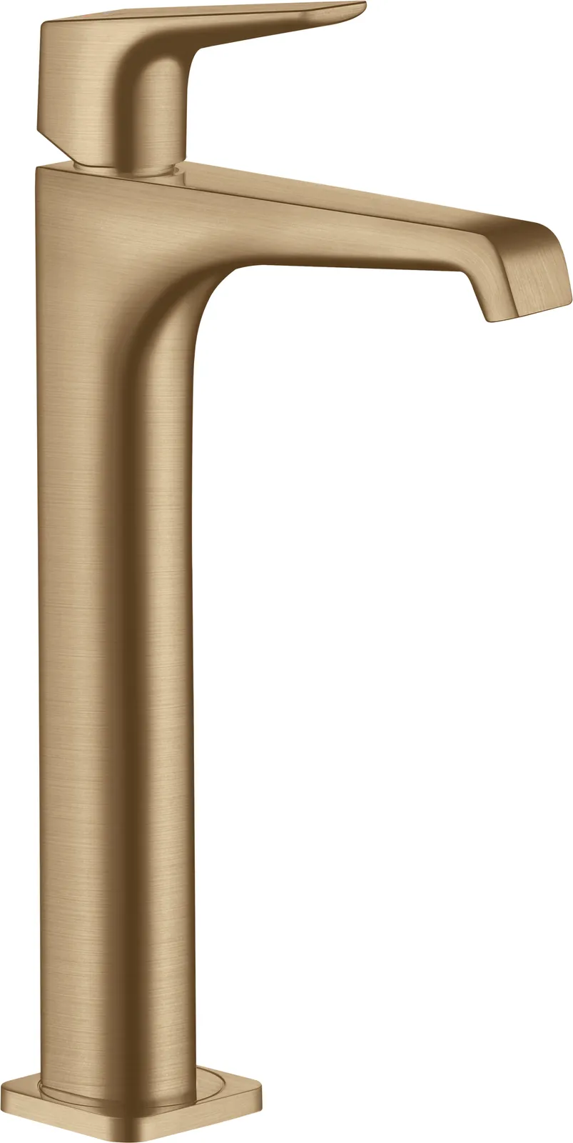 AXOR Citterio E Single-lever basin mixer 250 with lever handle for vessel basins with waste