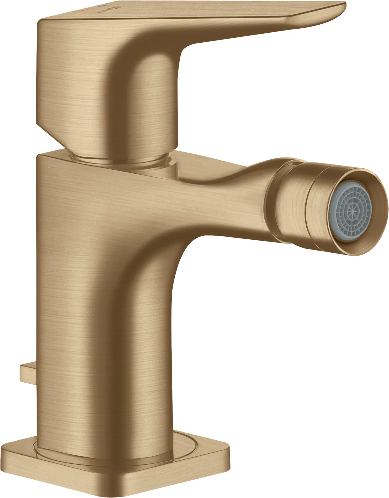 AXOR Citterio E Single-lever bidet mixer with lever handle and pop-up waste
