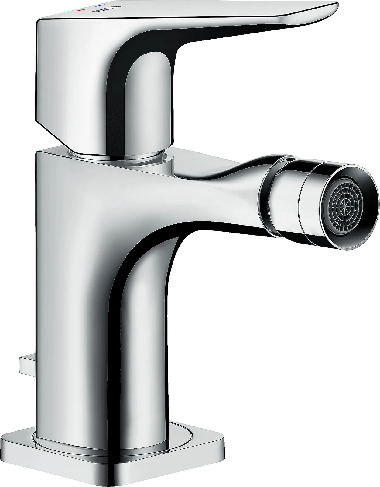 AXOR Citterio E Single-lever bidet mixer with lever handle and pop-up waste