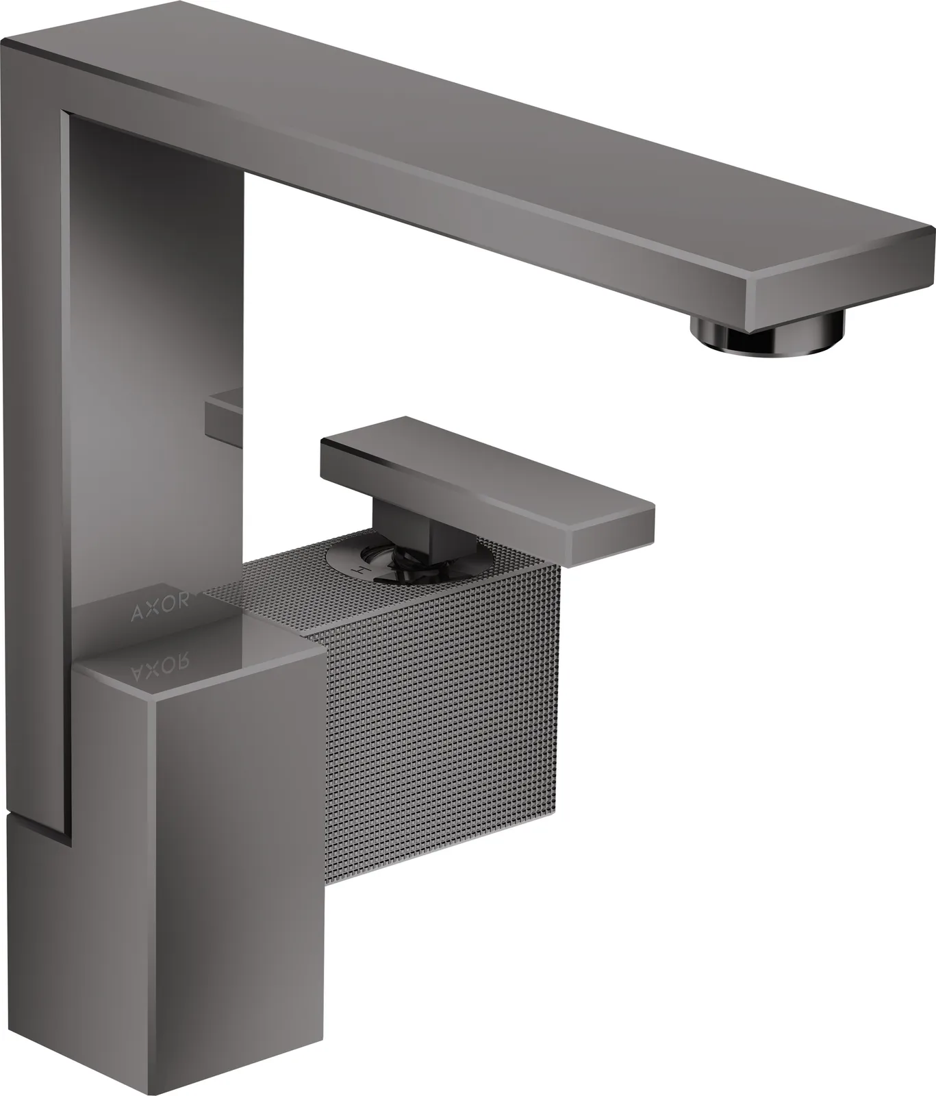 AXOR Edge Однорычажный смеситель для раковины 190 с донным клапаном push-open - diamond cut