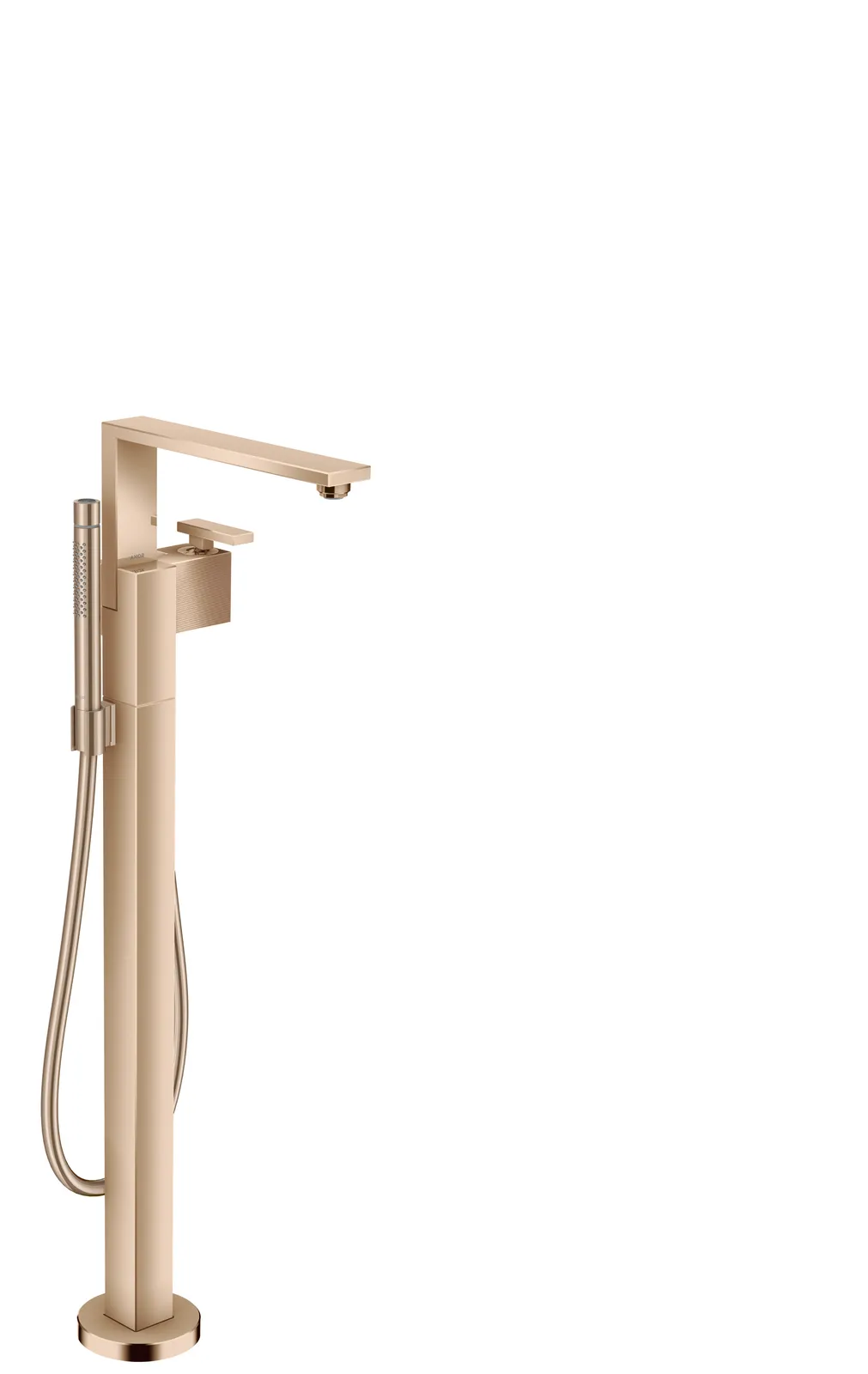 AXOR Edge Single-lever bath mixer floor-standing - diamond cut