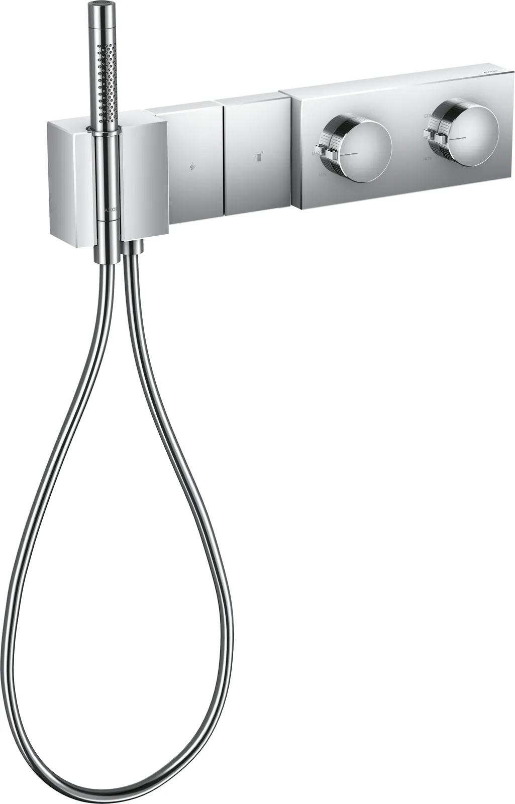 AXOR Edge Termostatik modul Select 470/100, yashirin montaj uchun, 2 funksiyalar uchun