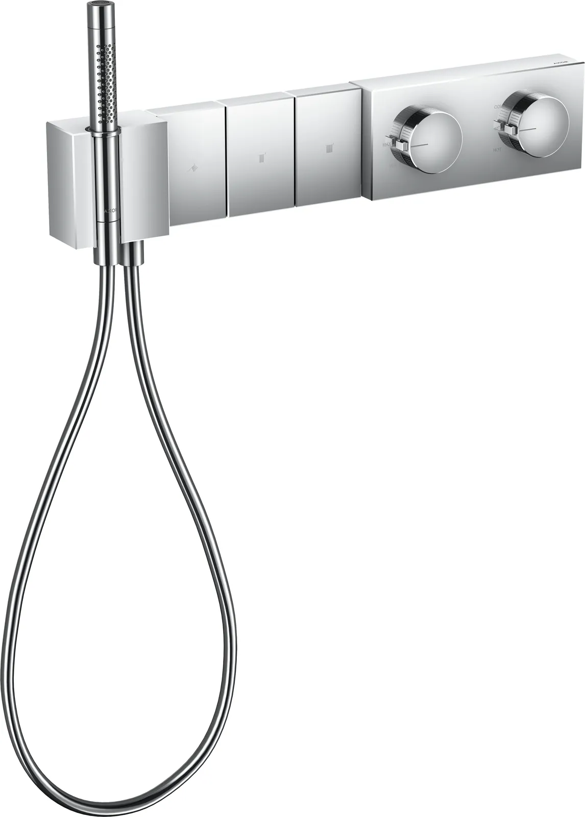 AXOR Edge Termostatik modul Select 540/100, yashirin montaj uchun, 3 funksiyalar uchun
