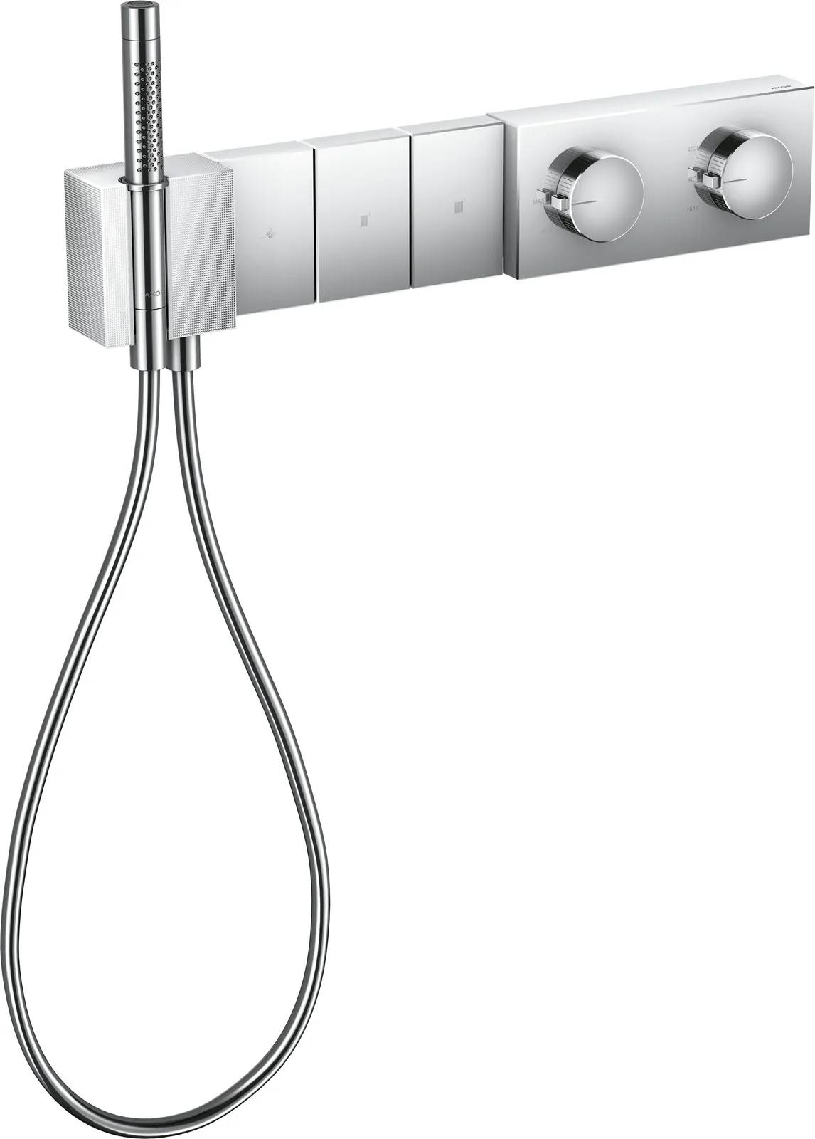 AXOR Edge Termostatik modul Select 540/100, yashirin montaj uchun, 3 funksiyalar - diamond cut uchun