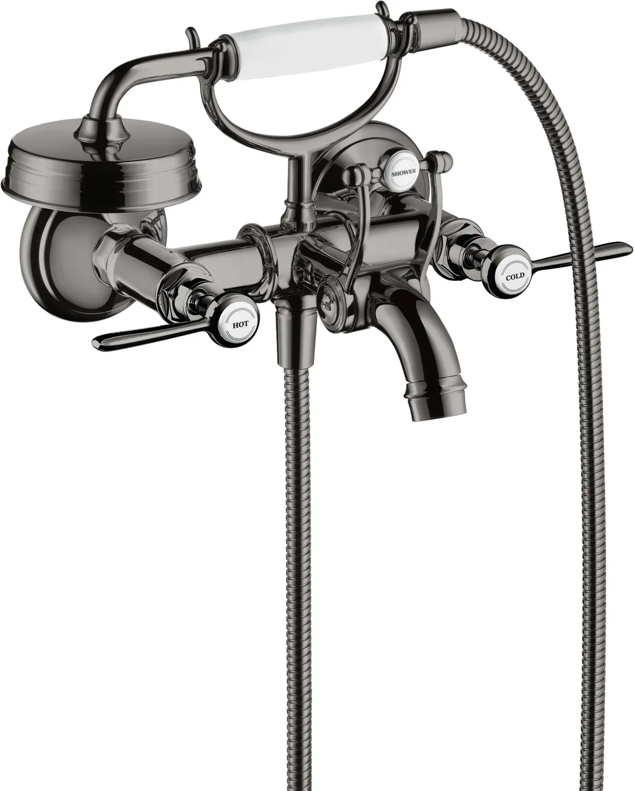 AXOR Montreux Two-handle mixer for bath for exposed installation with lever handles