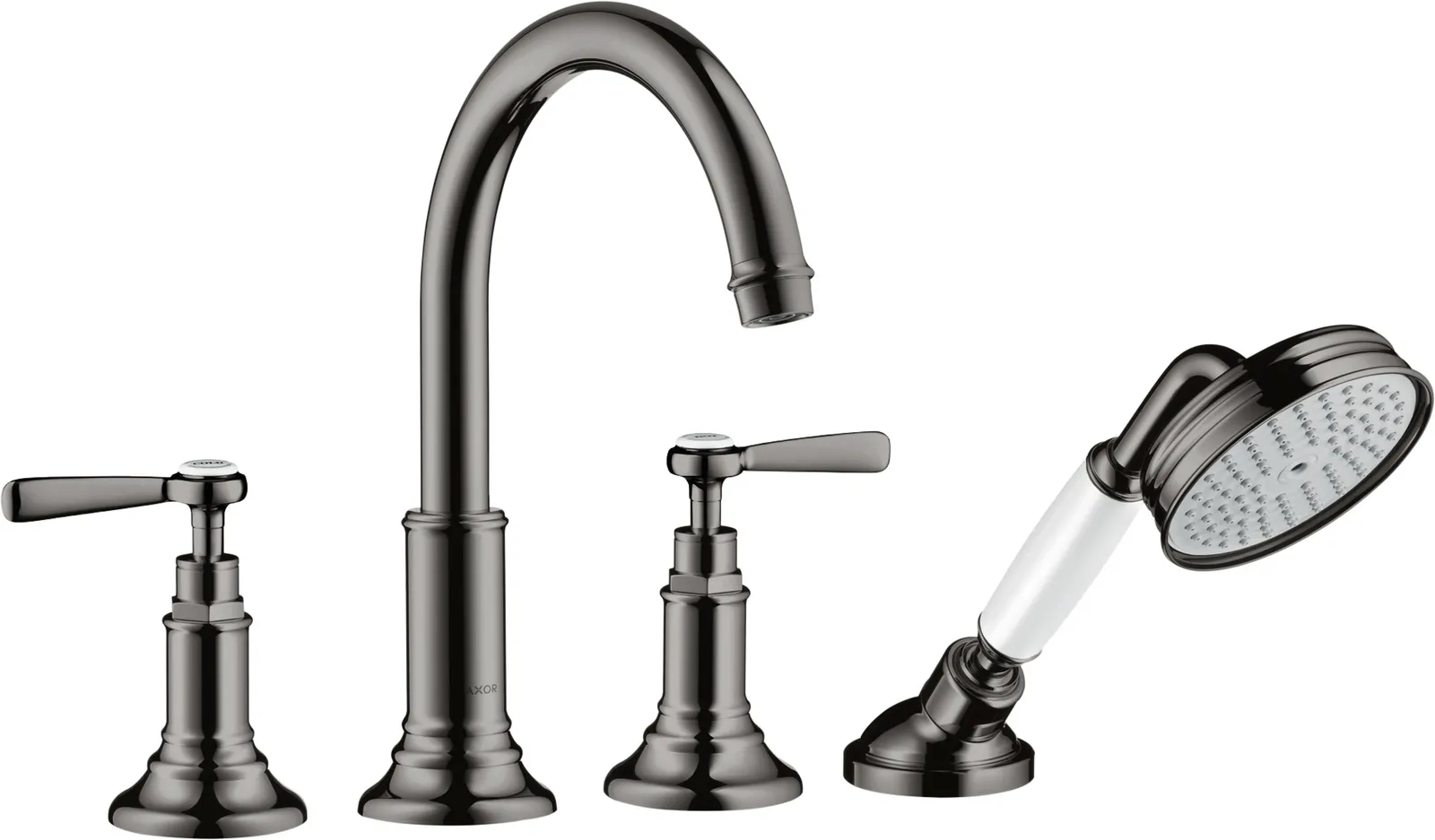 AXOR Montreux Bath rim mixer, 4-hole with lever handles