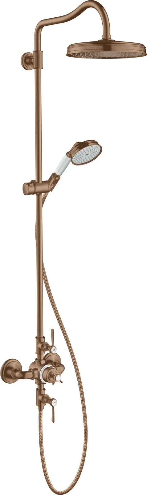AXOR Montreux Shower column Showerpipe with thermostat and overhead shower 240 1jet