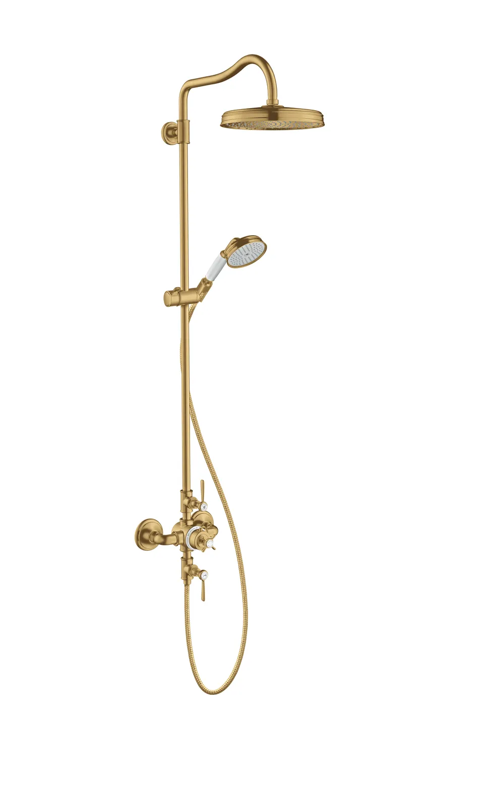 AXOR Montreux Shower column Showerpipe with thermostat and overhead shower 240 1jet