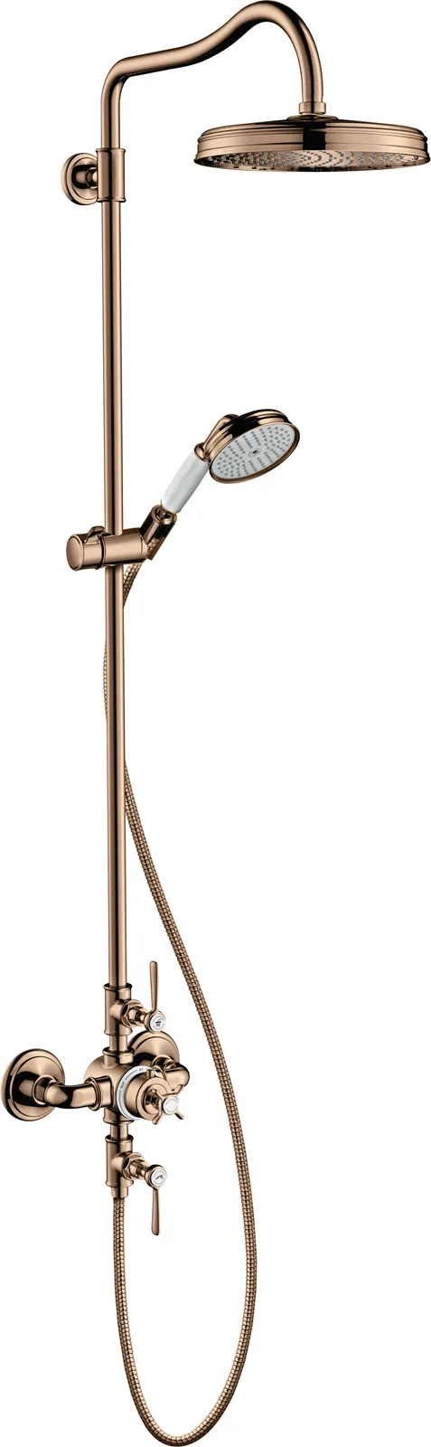 AXOR Montreux Shower column Showerpipe with thermostat and overhead shower 240 1jet
