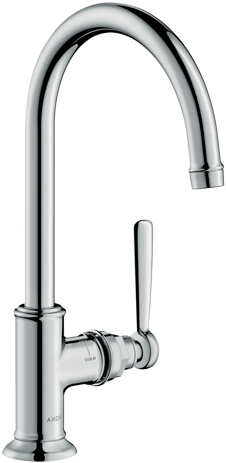 AXOR Montreux Bir dastali lavabo aralashtirgichi 210, richagli dasta bilan, drenaj klapani bilan