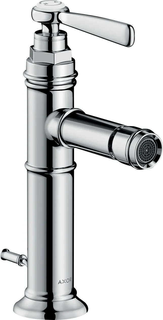 AXOR Montreux Single lever mixer for bidet with lever handle and pop-up waste