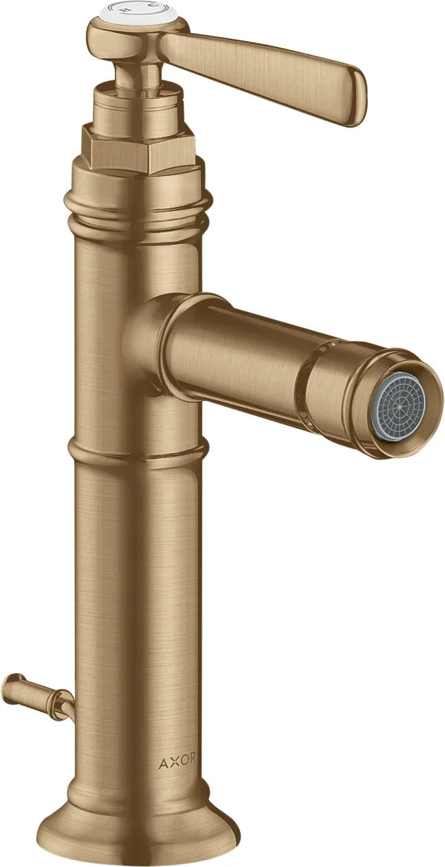 AXOR Montreux Single lever mixer for bidet with lever handle and pop-up waste
