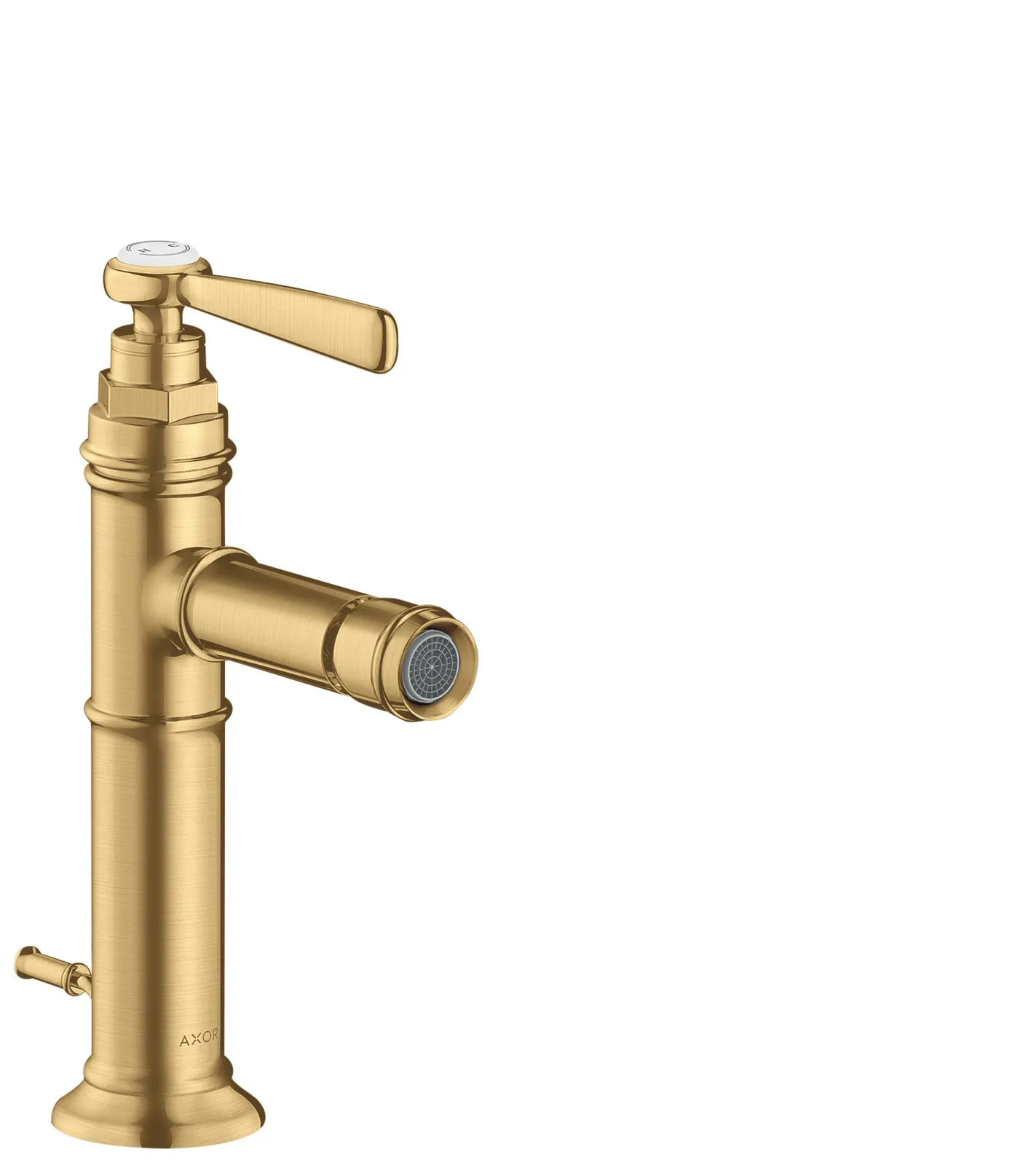 AXOR Montreux Single lever mixer for bidet with lever handle and pop-up waste