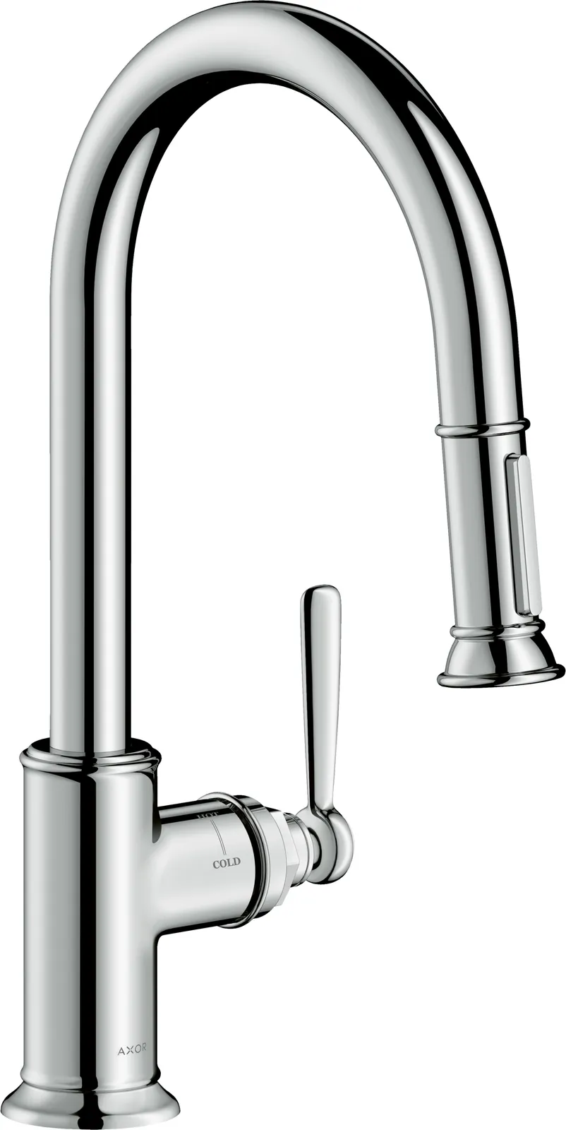 AXOR Montreux Single-lever kitchen mixer 180 with pull-out spray