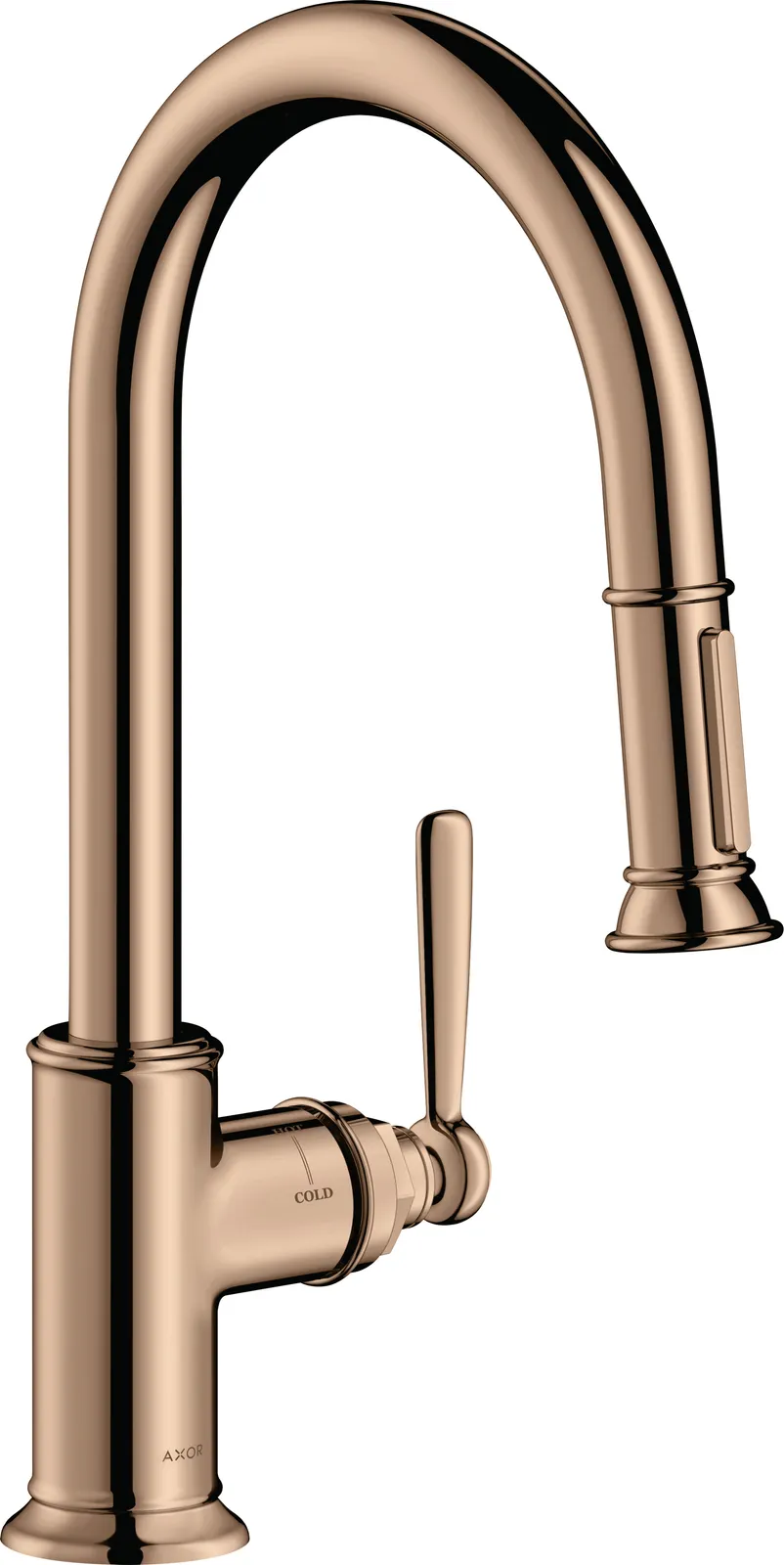 AXOR Montreux Single-lever kitchen mixer 180 with pull-out spray