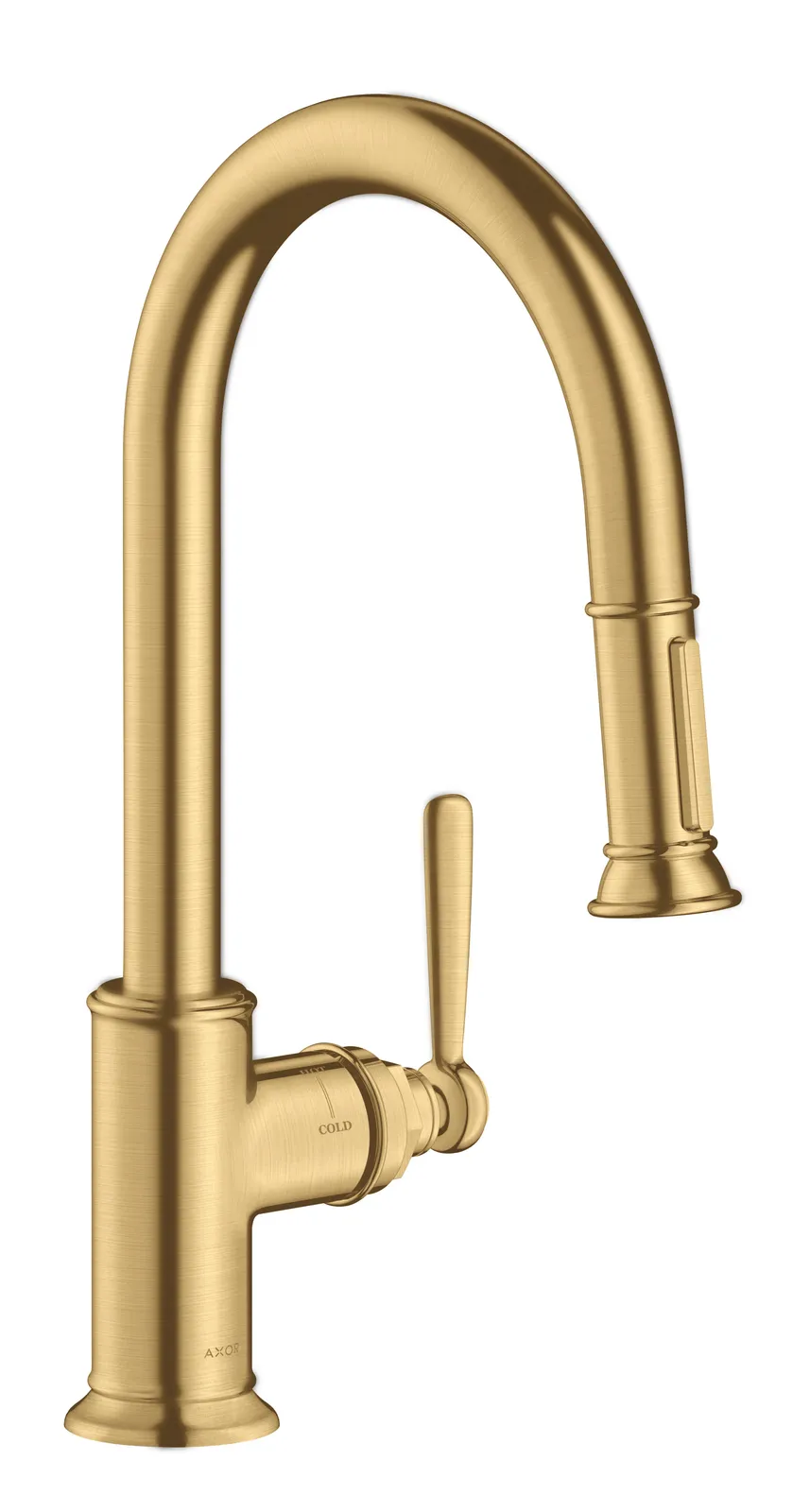 AXOR Montreux Single-lever kitchen mixer 180 with pull-out spray