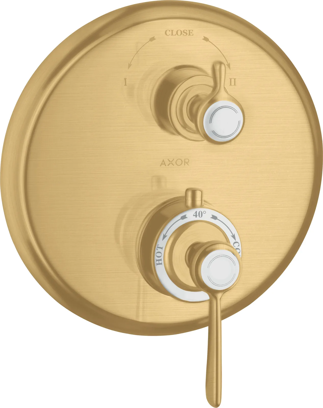 AXOR Montreux Thermostat for concealed installation with lever landle and shut-off/ diverter