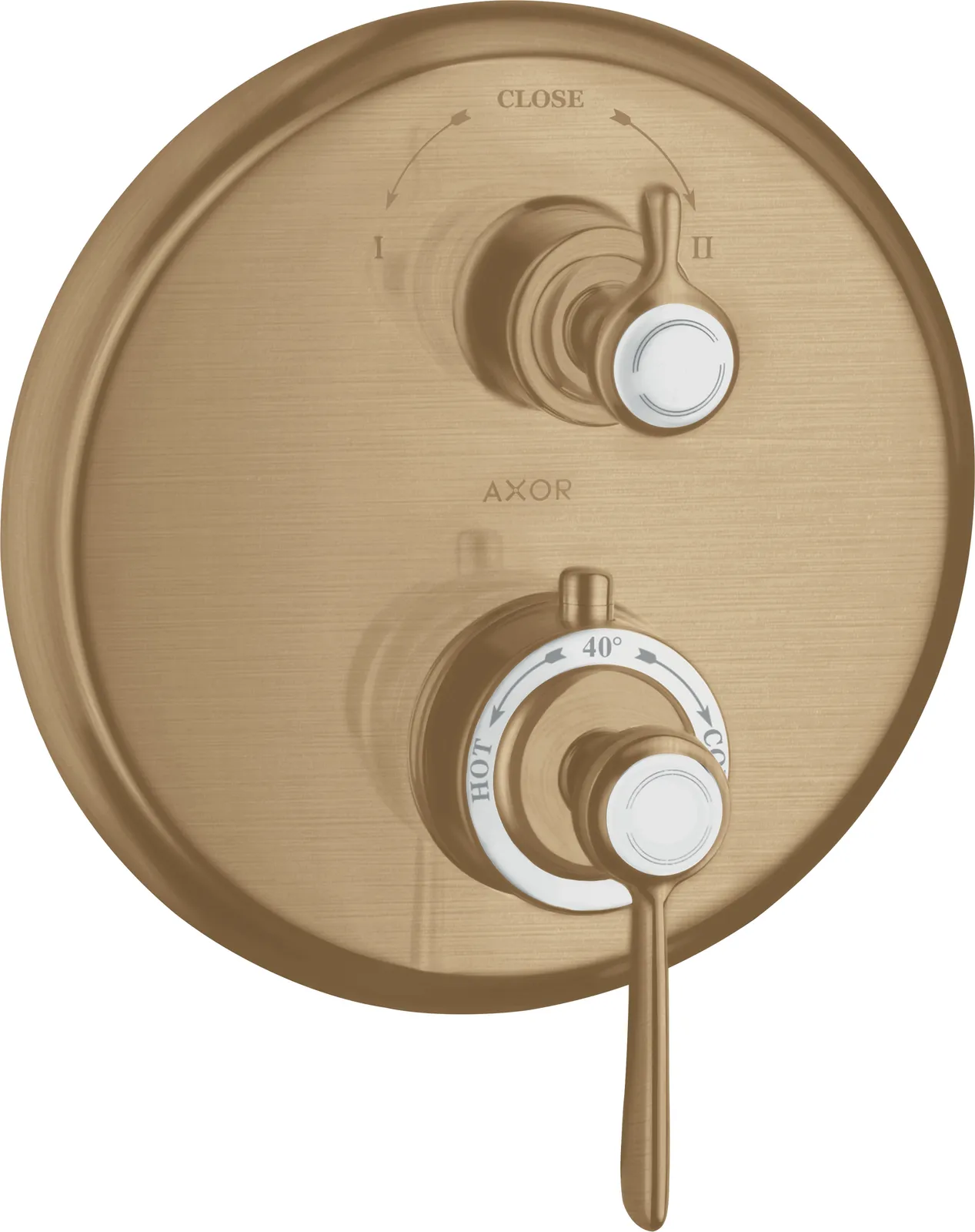 AXOR Montreux Thermostat for concealed installation with lever landle and shut-off/ diverter