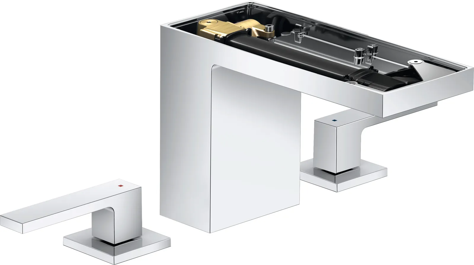 AXOR MyEdition Смеситель для раковины 110 на 3 отверстия с донным клапаном push-open без plate