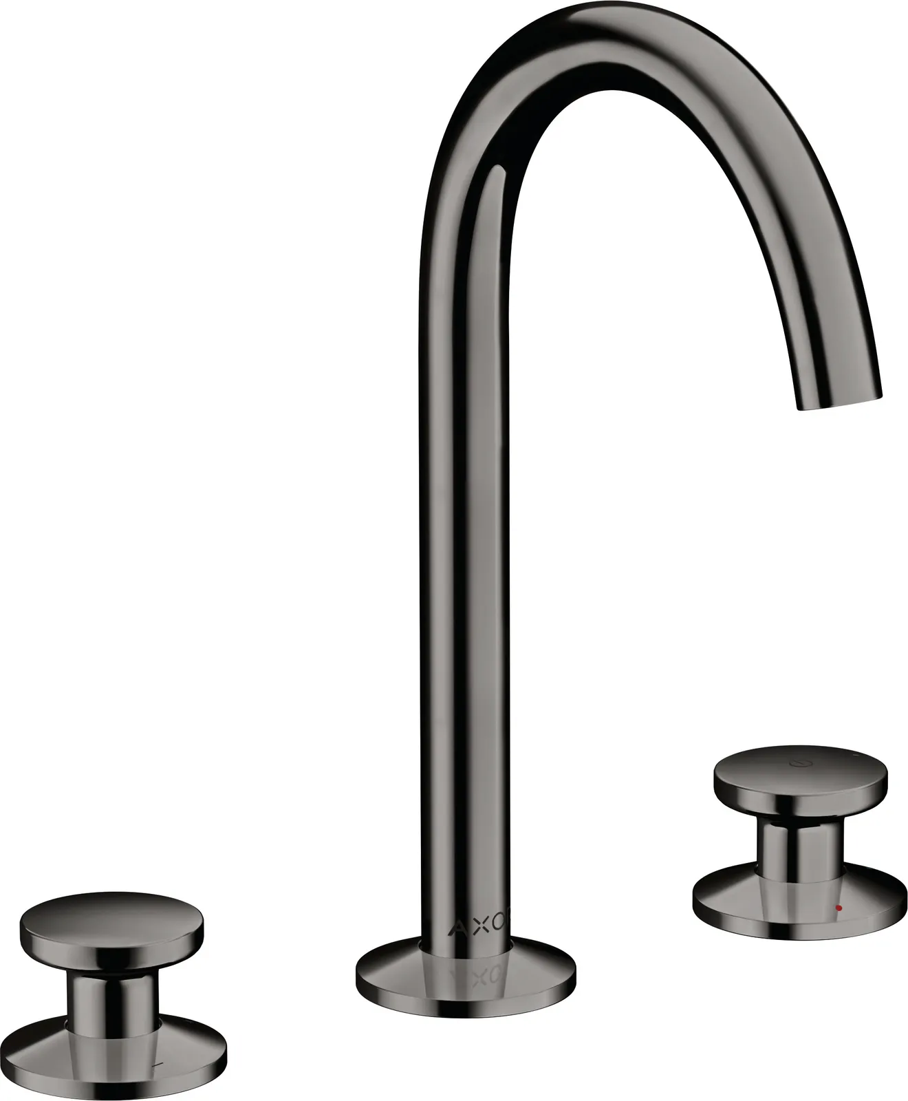 AXOR One 3 teshikli lavabo aralashtirgichi Select 170, push-open drenaj klapani bilan