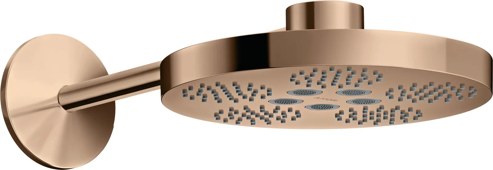 AXOR One Yuqori dush 280 2jet, dush kronshteyni bilan