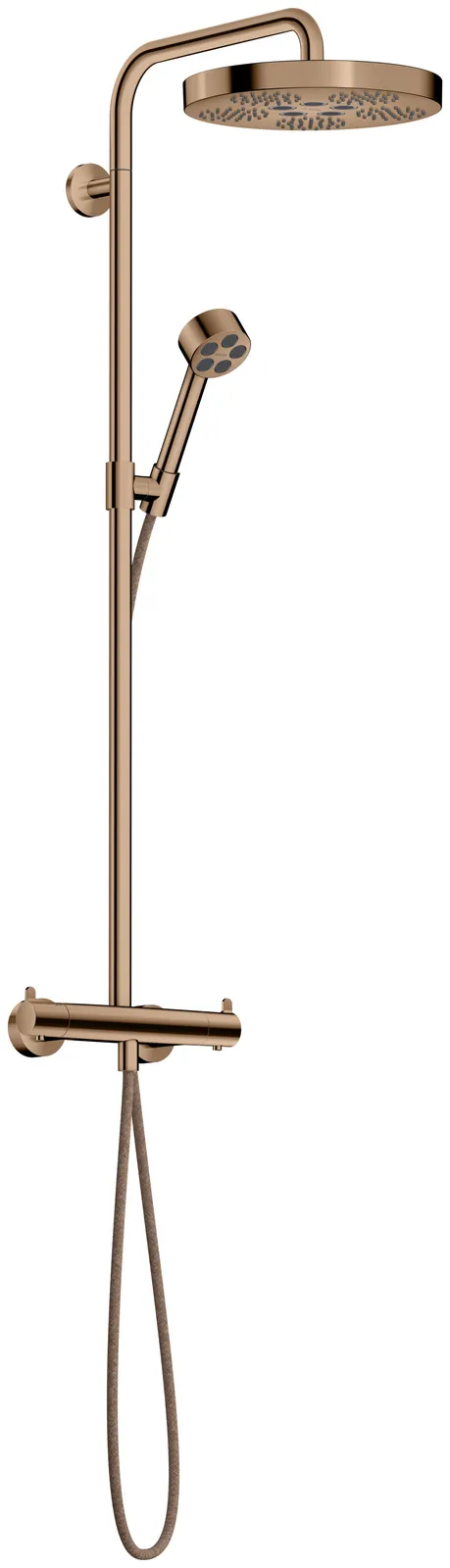 AXOR One Shower column Showerpipe with thermostat and overhead shower 280 1jet