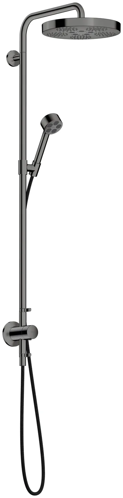 AXOR One Showerpipe dush ustuni, termostat va yuqori dush 280 1jet EcoSmart bilan, yashirin montaj uchun