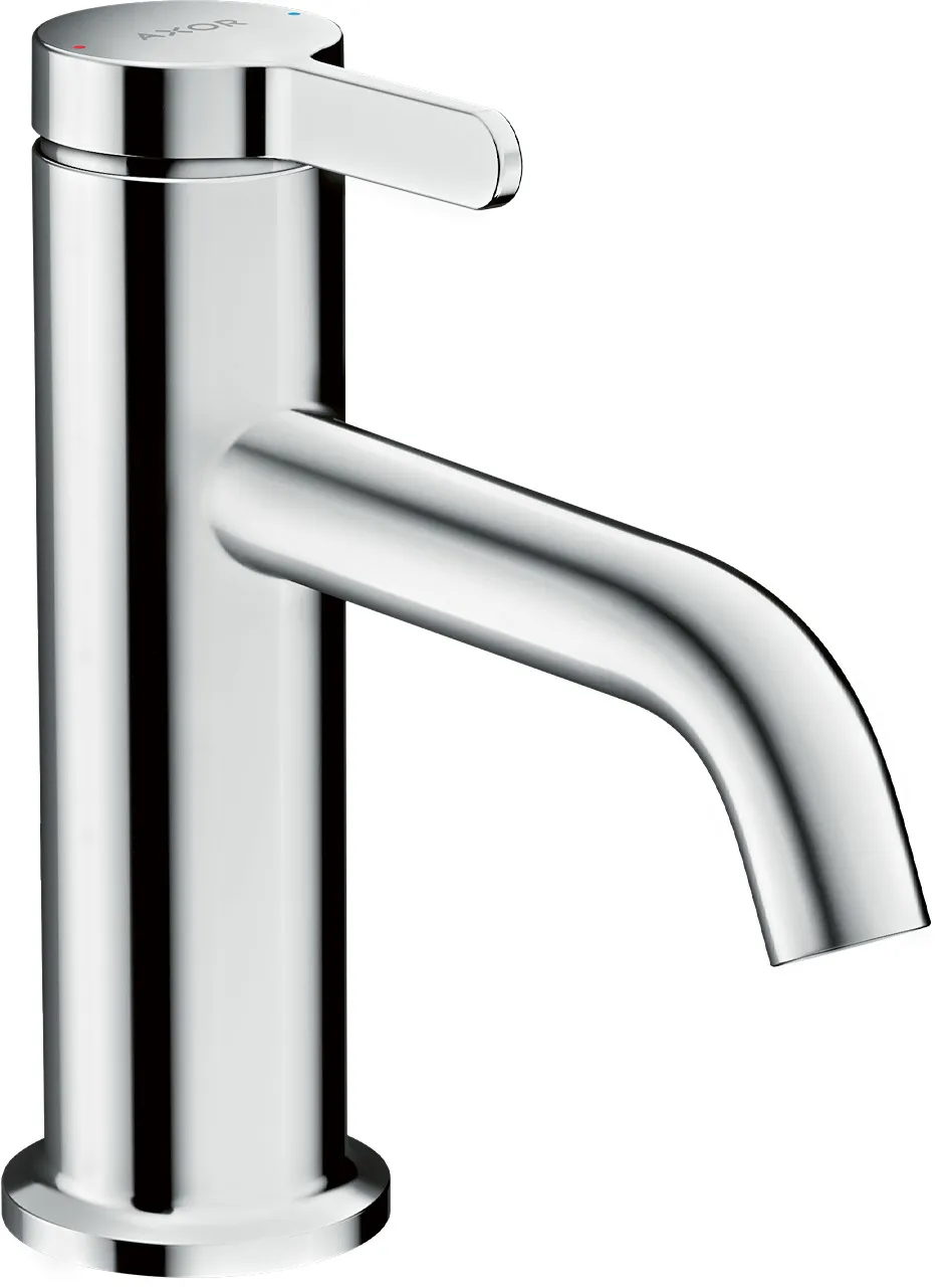 AXOR One Bir dastali lavabo aralashtirgichi 70, richagli dasta va drenaj klapani bilan