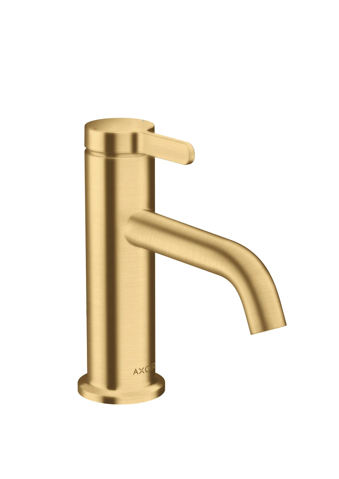 AXOR One Bir dastali lavabo aralashtirgichi 70, richagli dasta va drenaj klapani bilan
