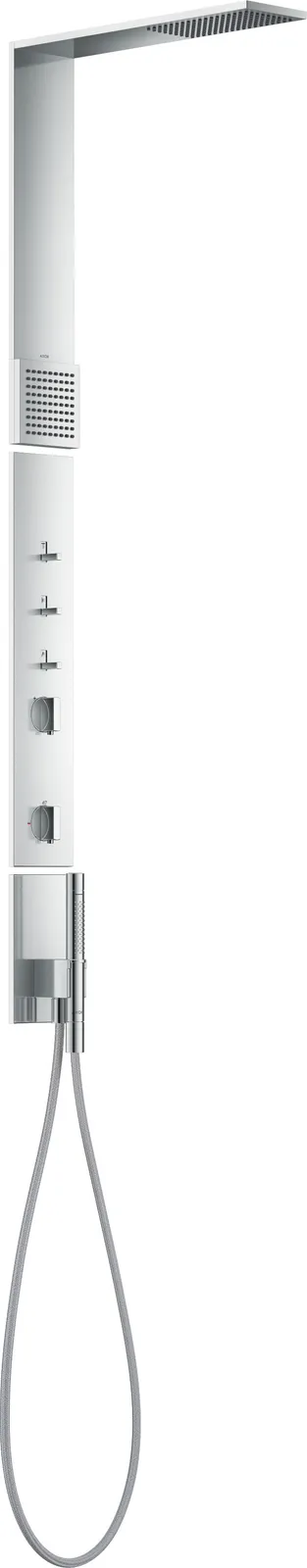 AXOR ShowerComposition Душевая панель с термостатом, верхний душ 110/220 1jet и плечевой душ