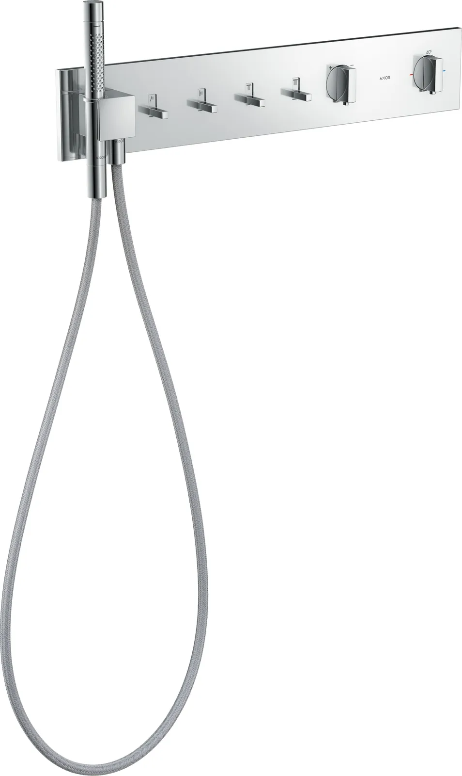 AXOR ShowerComposition Termostatik modul 610/110, yashirin montaj uchun, 4 funksiyalar uchun