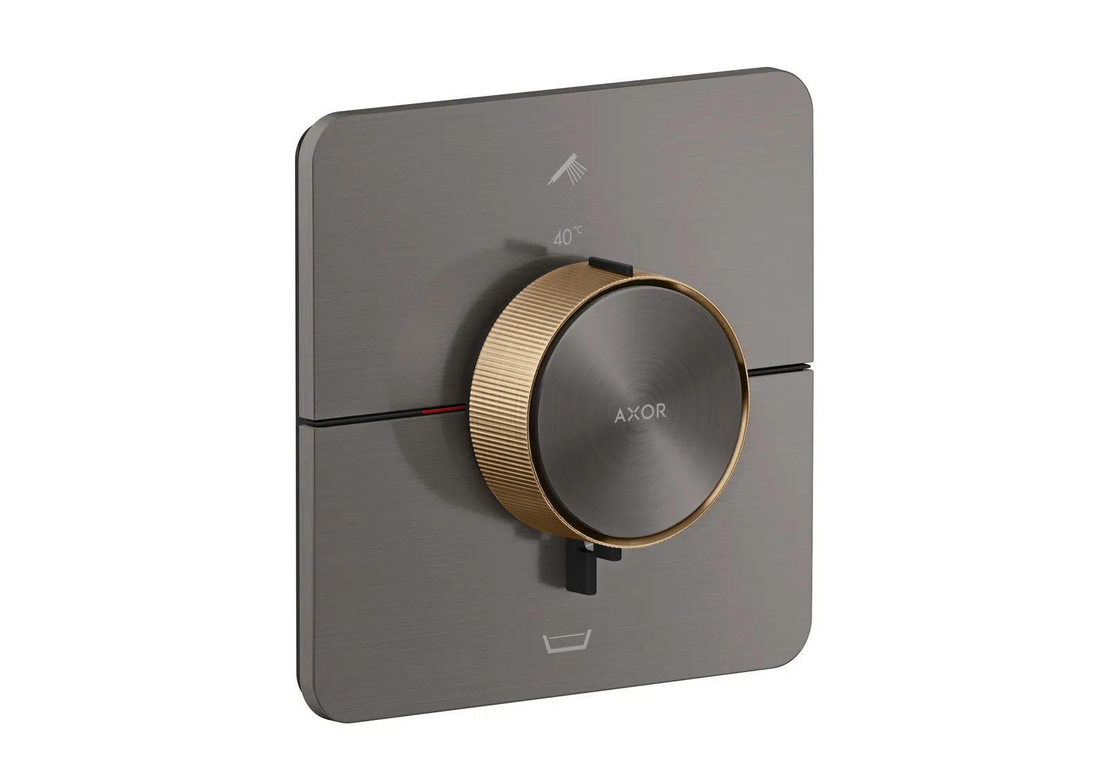 AXOR ShowerSelect ID Termostat, yashirin montaj softsquare uchun, 2 funksiyalar uchun, EN 1717 boʻyicha oʻrnatilgan xavfsizlik kombinatsiyasi (highlight: rim) bilan