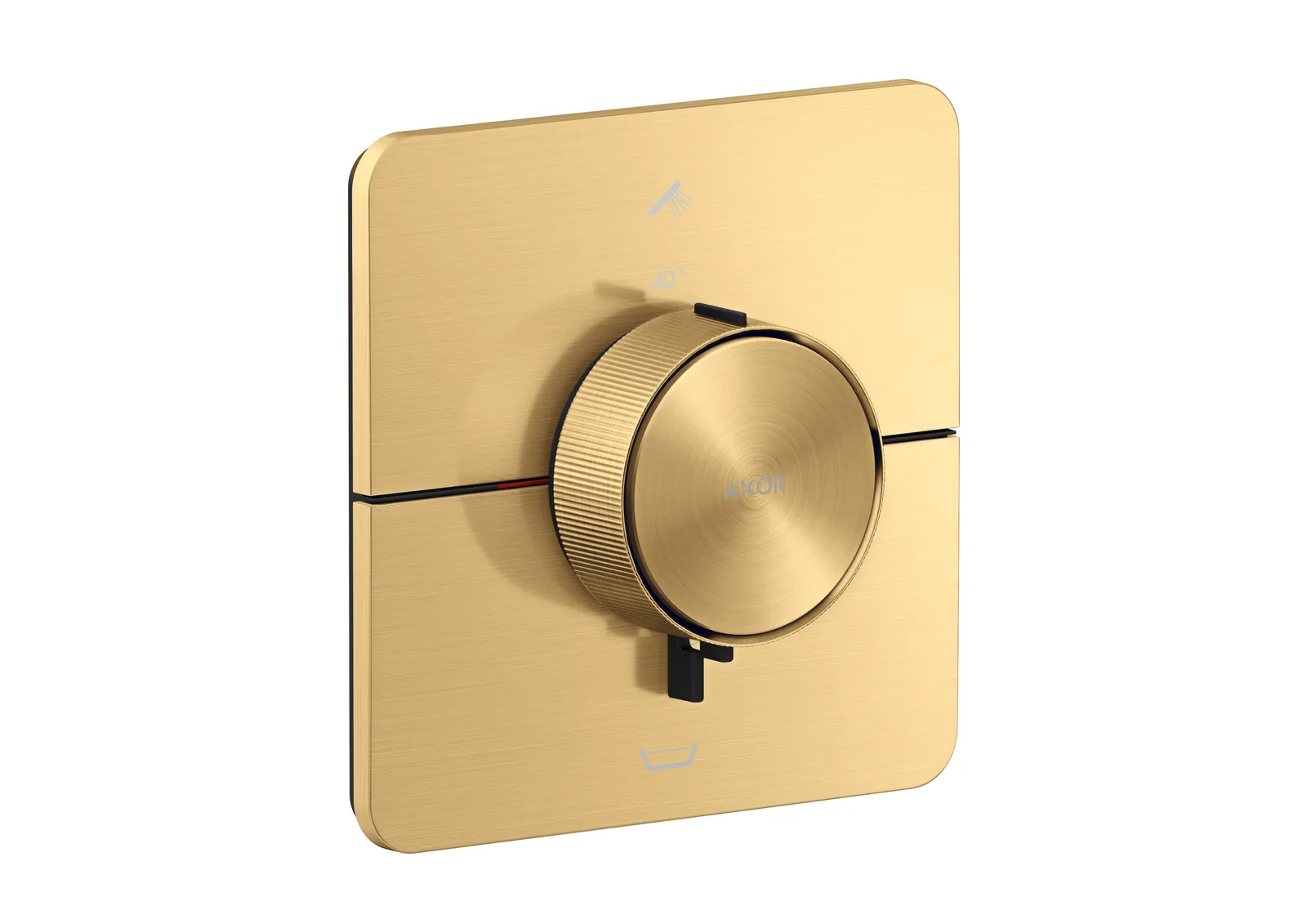 AXOR ShowerSelect ID Termostat, yashirin montaj softsquare uchun, 2 funksiyalar uchun, EN 1717 boʻyicha oʻrnatilgan xavfsizlik kombinatsiyasi bilan