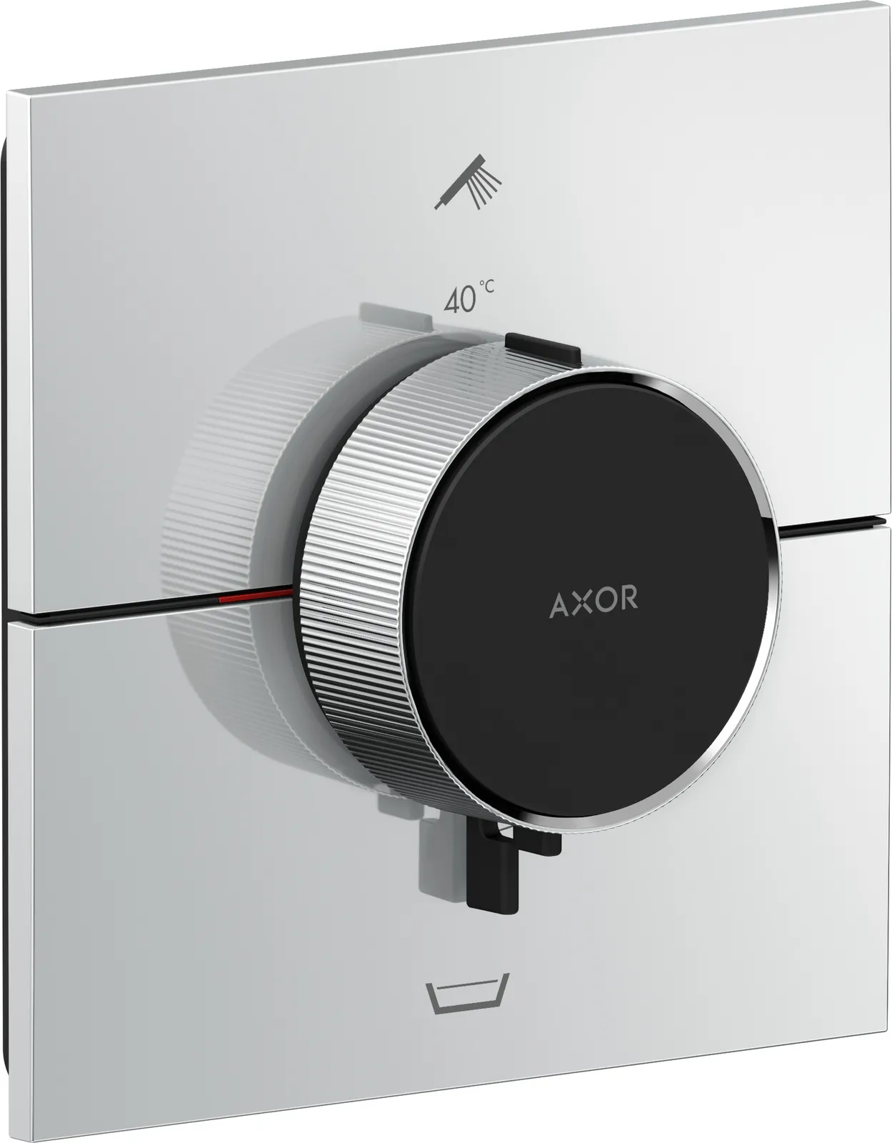 AXOR ShowerSelect ID Термостат для скрытого монтажа квадратного для 2 функций с встроенной комбинацией безопасности по EN 1717