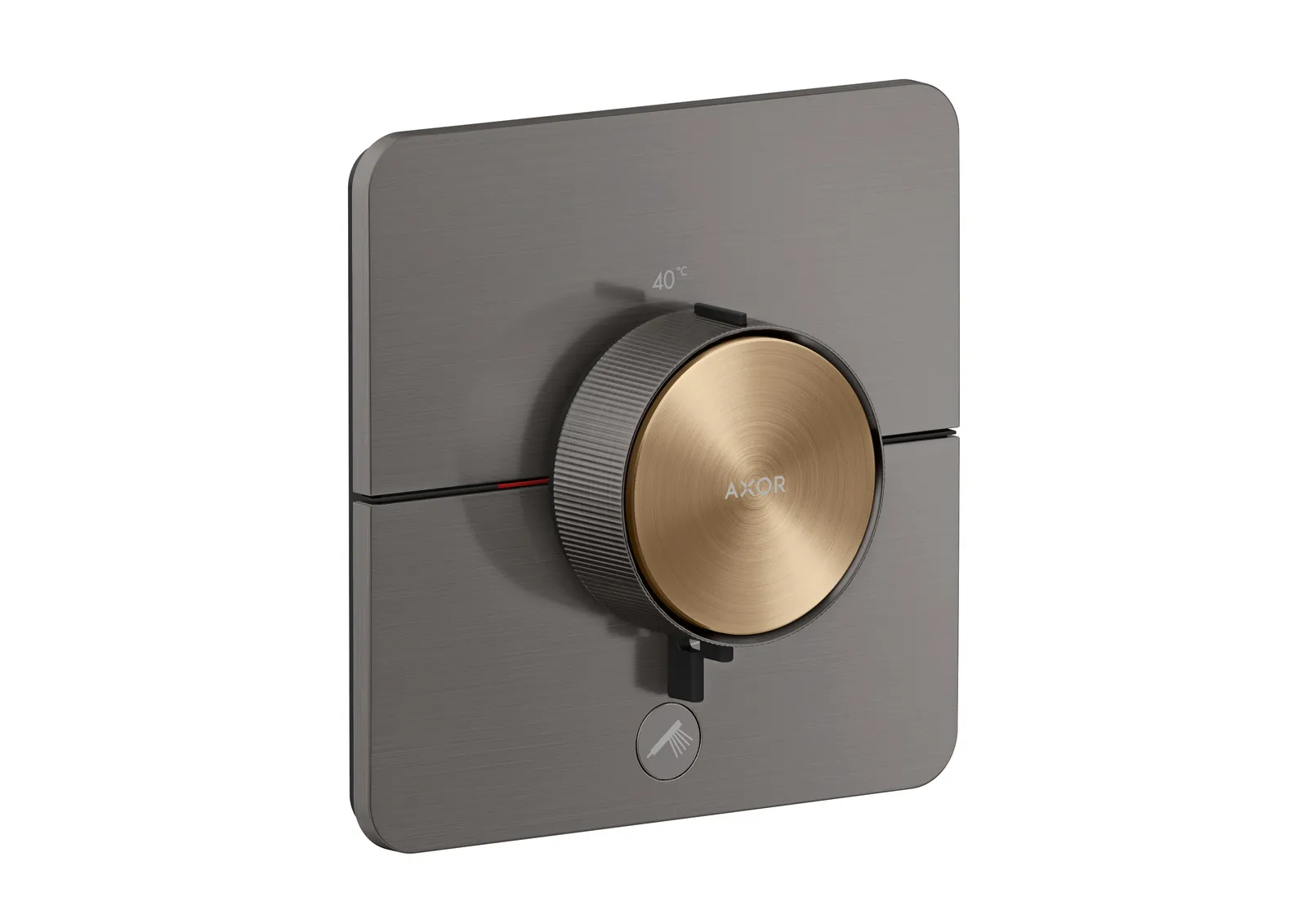 AXOR ShowerSelect ID Termostat HighFlow, yashirin montaj SoftSquare uchun, 1 funksiya va qoʻshimcha chiqish (highlight: inlay) uchun