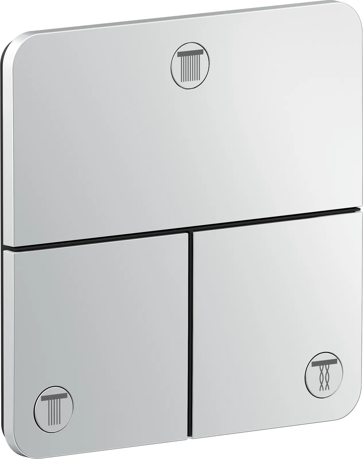 AXOR ShowerSelect ID Ventil, yashirin montaj softsquare uchun, 3 funksiyalar uchun