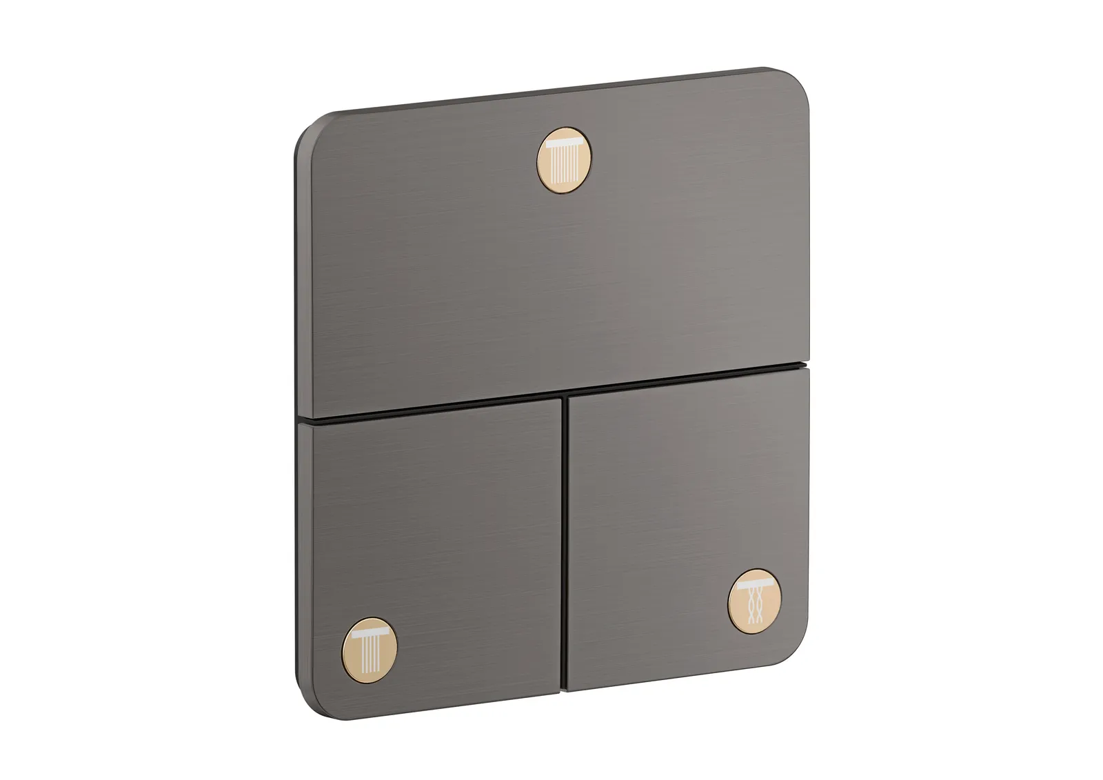AXOR ShowerSelect ID Ventil, yashirin montaj softsquare uchun, 3 funksiyalar (highlight: symbol star) uchun