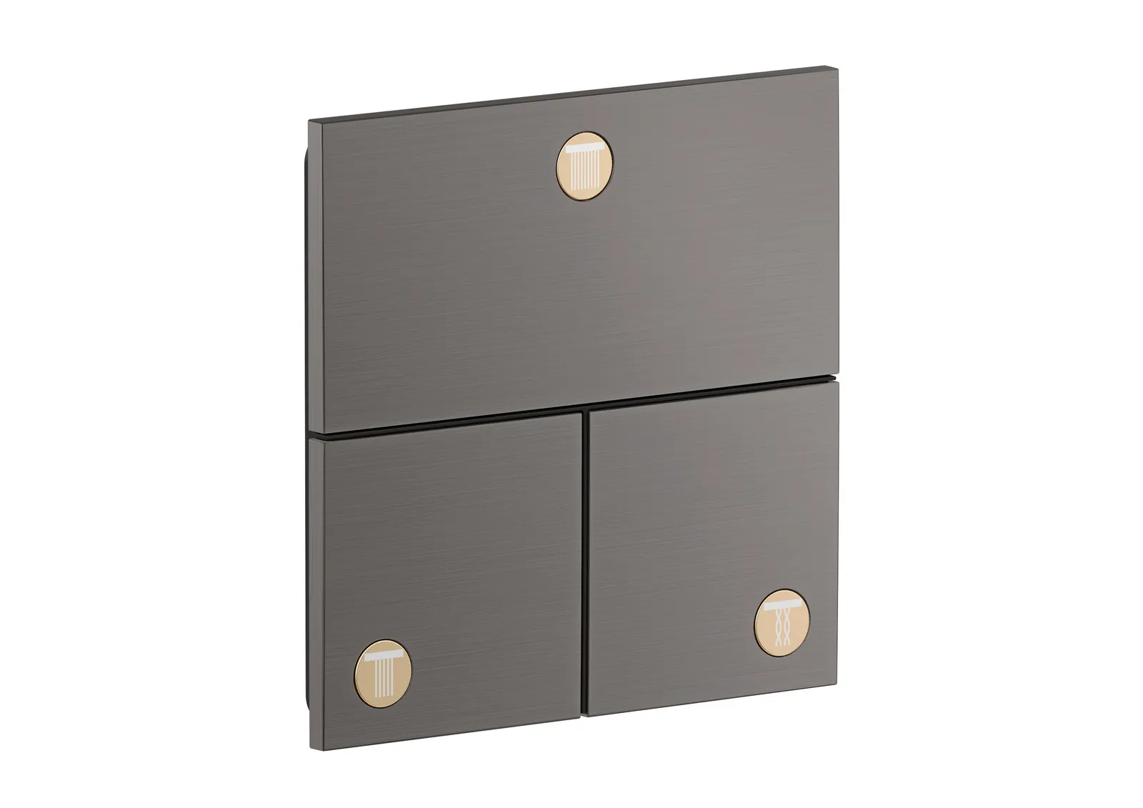 AXOR ShowerSelect ID Ventil, yashirin montaj kvadrat uchun, 3 funksiyalar (highlight: symbol star) uchun