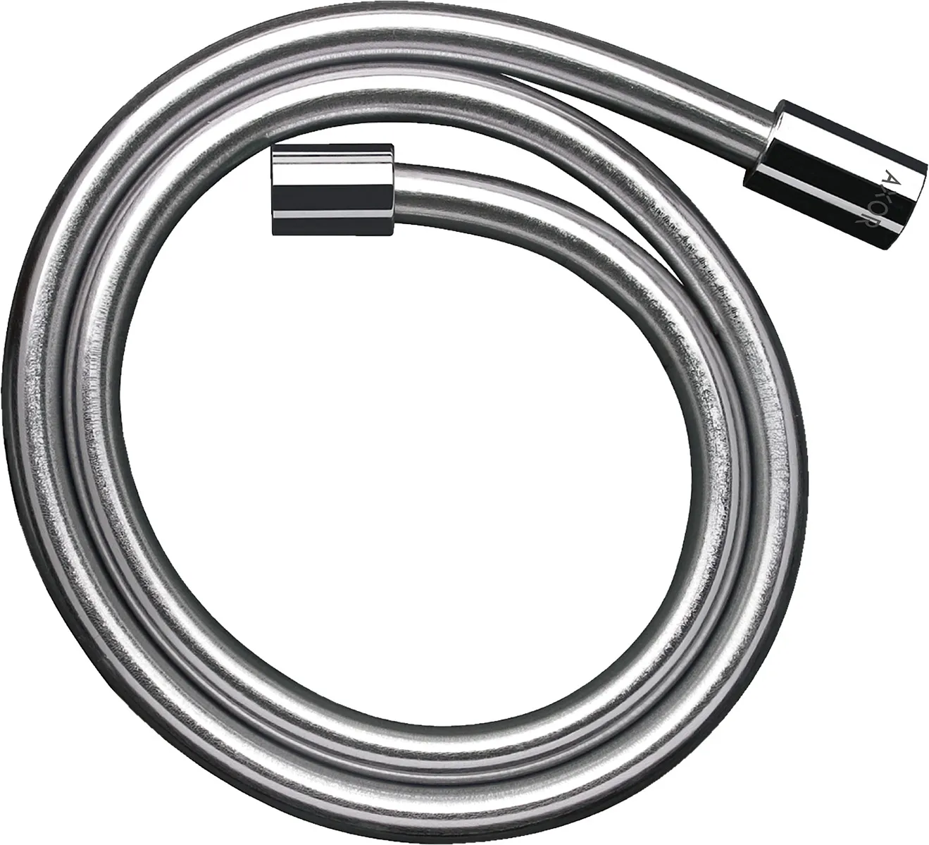 AXOR ShowerSolutions Metall effect dush shlangi 1.25 m, cylindrical nuts bilan