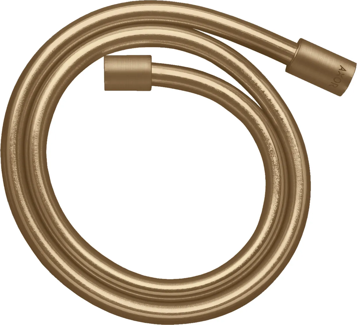 AXOR ShowerSolutions Metall effect dush shlangi 1.25 m, cylindrical nuts bilan