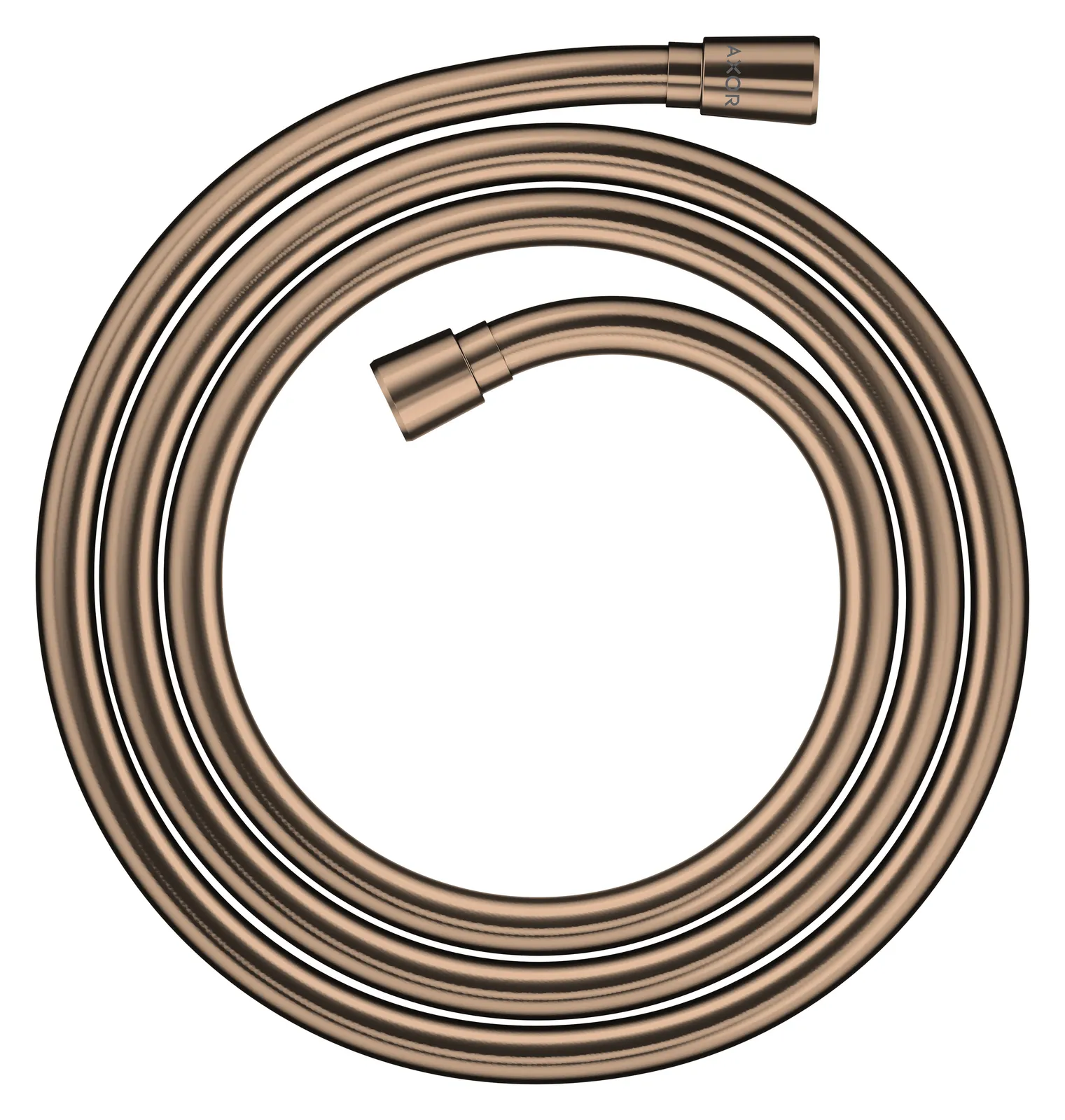 AXOR ShowerSolutions Metal effect shower hose 2.00 m with conical nuts