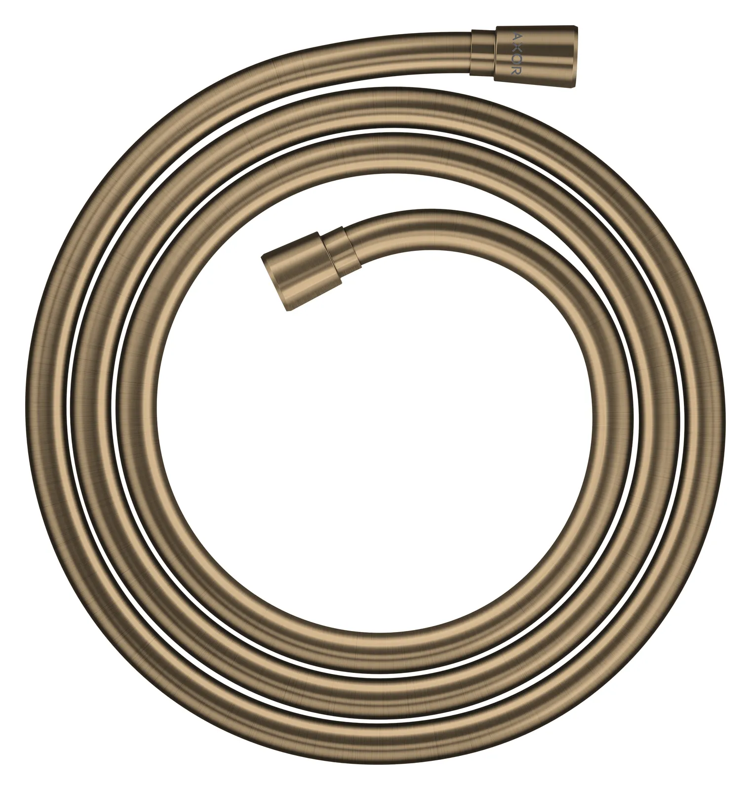 AXOR ShowerSolutions Metal effect shower hose 2.00 m with conical nuts