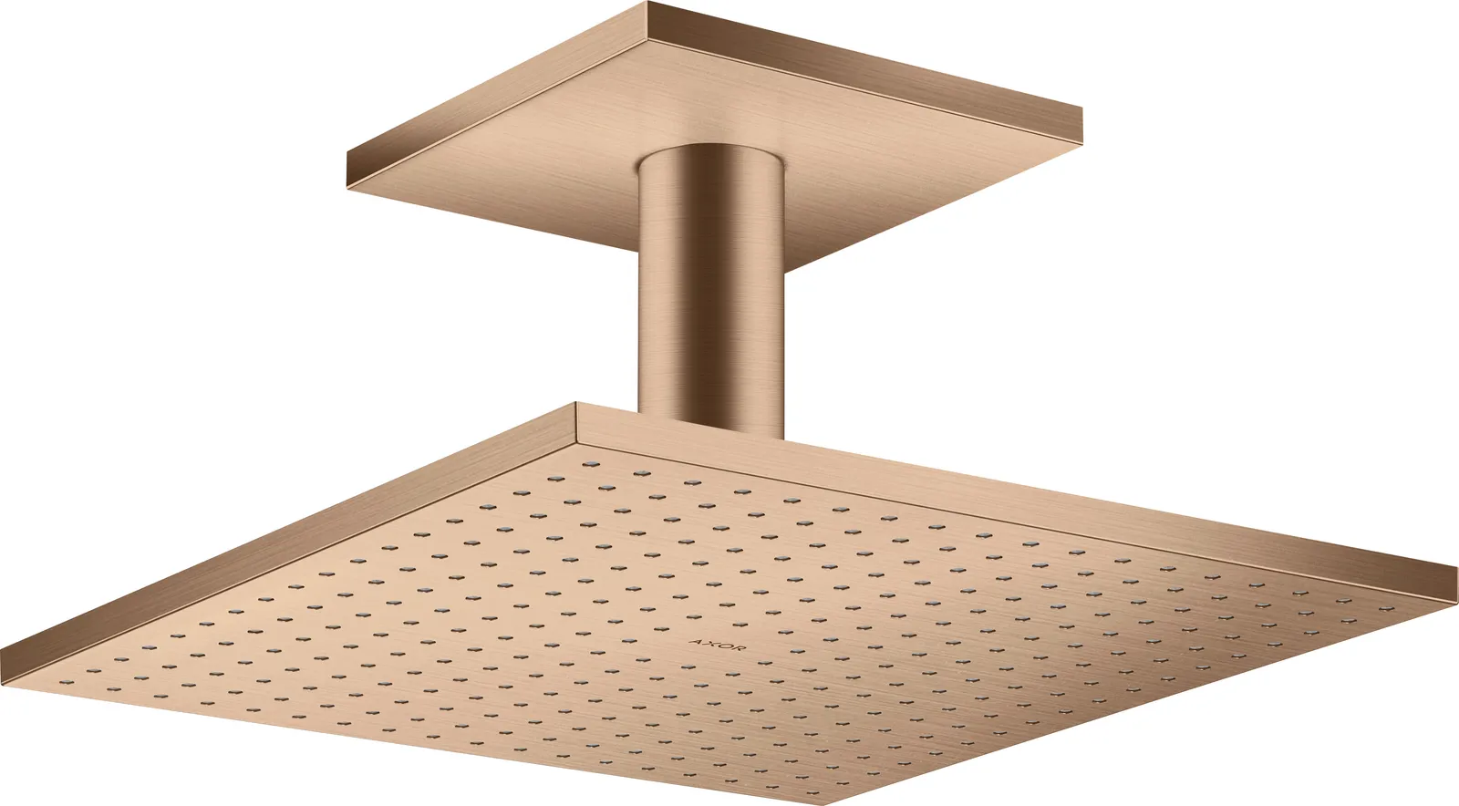 AXOR ShowerSolutions Overhead shower 300/300 2jet with ceiling connector