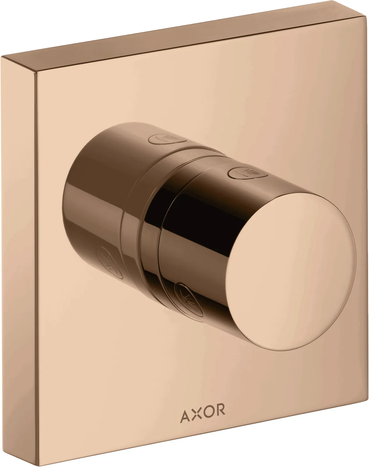 AXOR ShowerSolutions Shut-off/diverter Trio/Quattro 120/120 for concealed installation