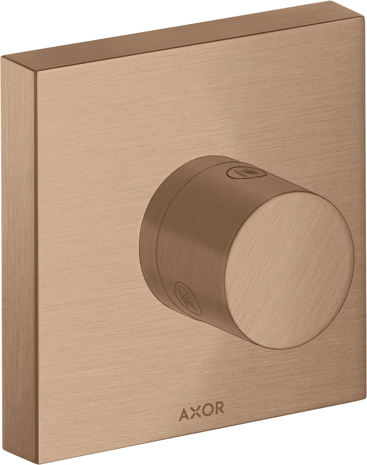 AXOR ShowerSolutions Shut-off/diverter Trio/Quattro 120/120 for concealed installation