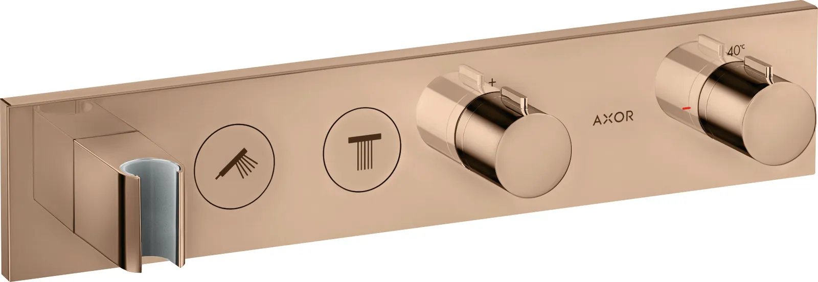 AXOR ShowerSolutions Thermostatic module Select 460/90 for concealed installation for 2 functions