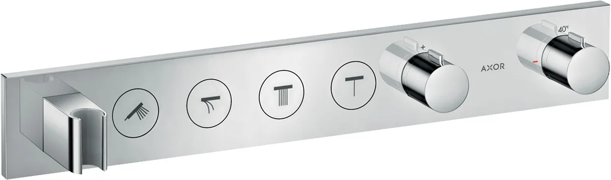 AXOR ShowerSolutions Termostatik modul Select 600/90, yashirin montaj uchun, 4 funksiyalar uchun