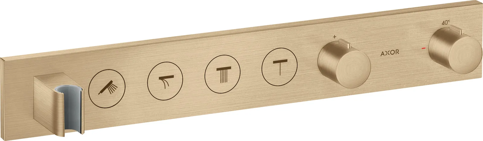 AXOR ShowerSolutions Termostatik modul Select 600/90, yashirin montaj uchun, 4 funksiyalar uchun