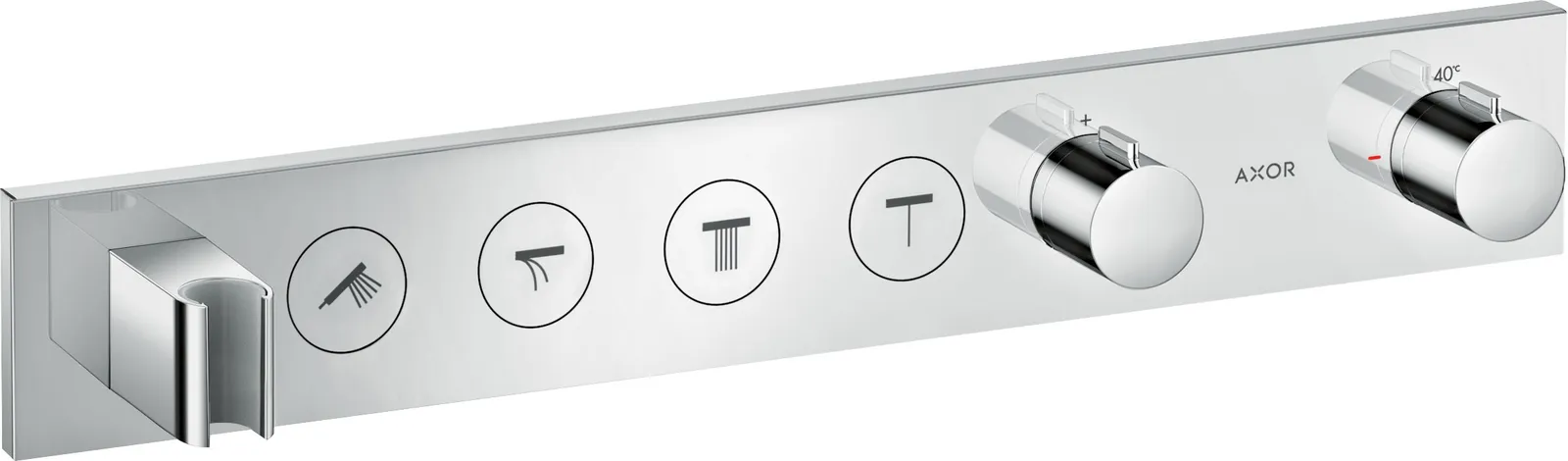 AXOR ShowerSolutions Termostatik modul Select 600/90, yashirin montaj uchun, 4 funksiyalar uchun